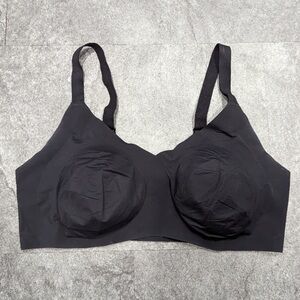 Knix Padded V-neck Bra Evolution Size 7 Black